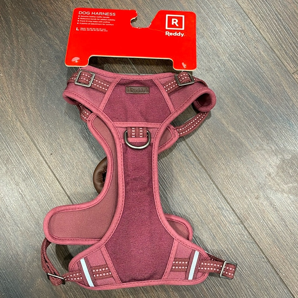 NWT Reddy Dog Harness Large *Benefits Animals*